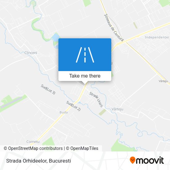 Strada Orhideelor map