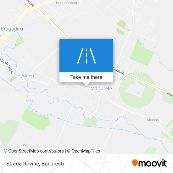 Strada Rovine map