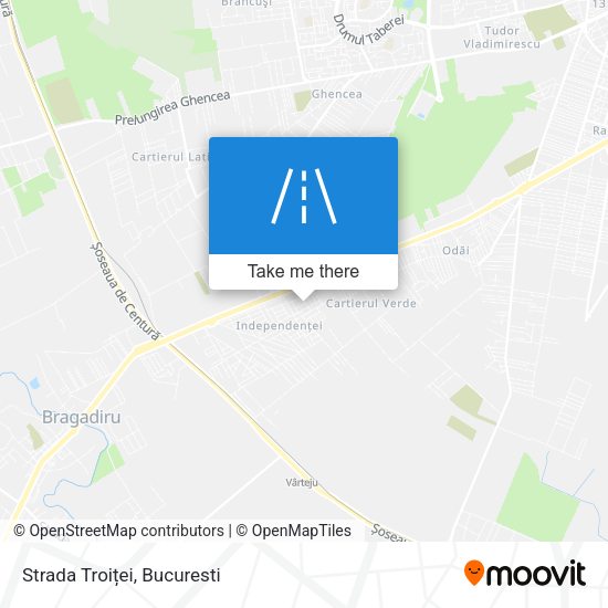 Strada Troiței map