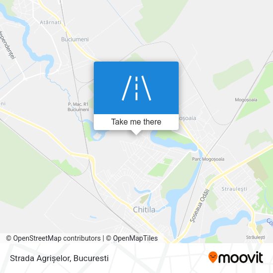 Strada Agrișelor map