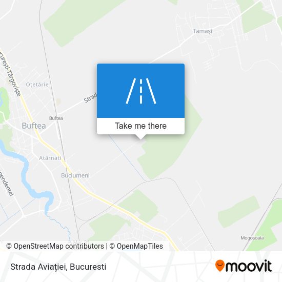 Strada Aviației map