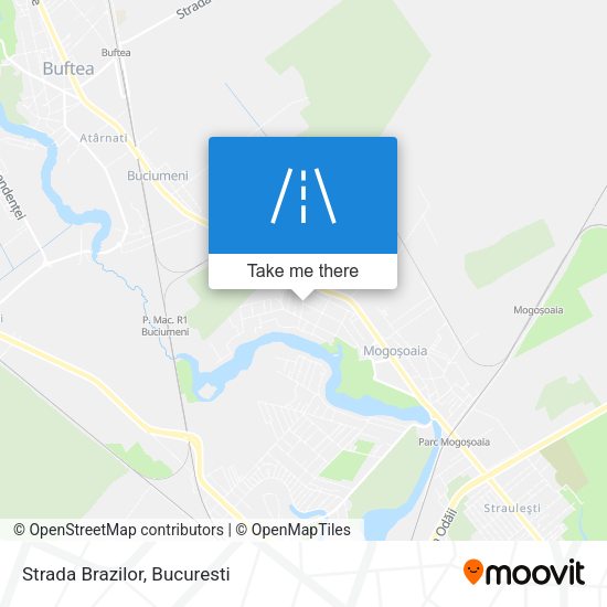 Strada Brazilor map
