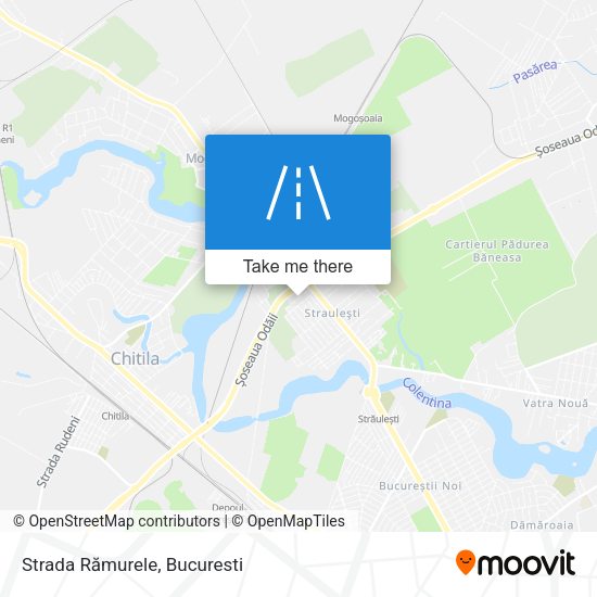 Strada Rămurele map
