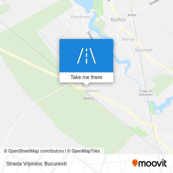 Strada Vișinilor map