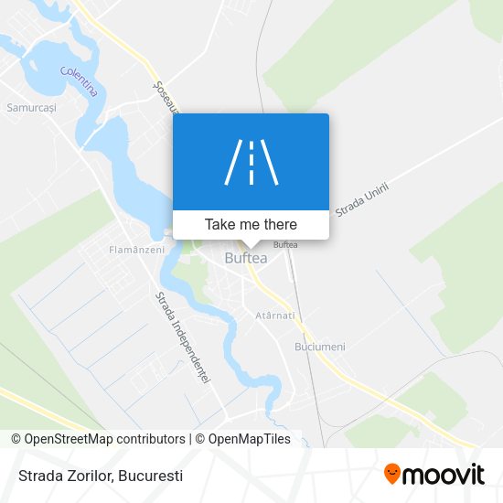 Strada Zorilor map