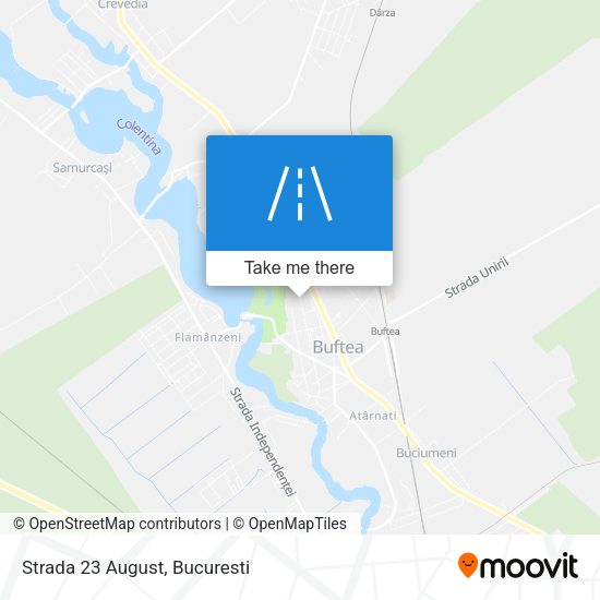 Strada 23 August map