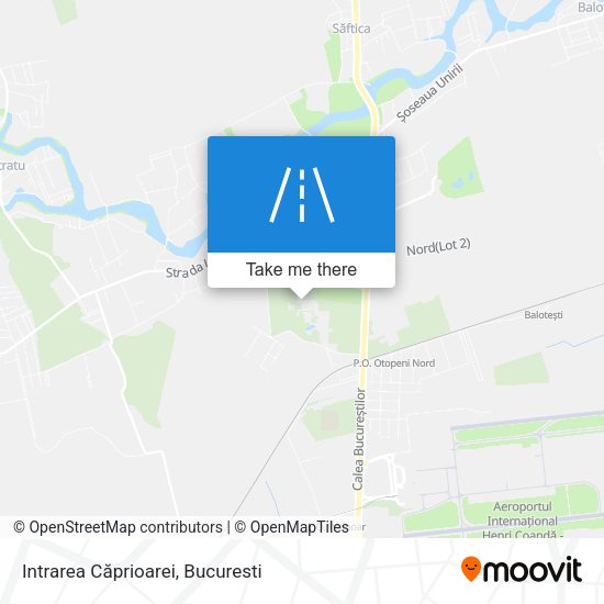 Intrarea Căprioarei map