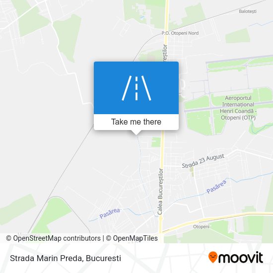 Strada Marin Preda map