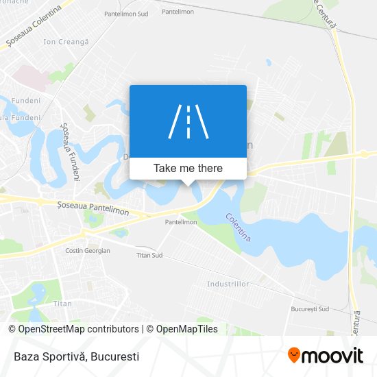 Baza Sportivă map