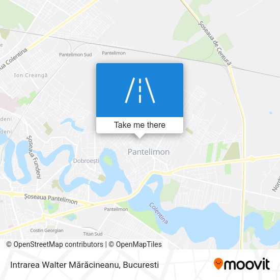 Intrarea Walter Mărăcineanu map