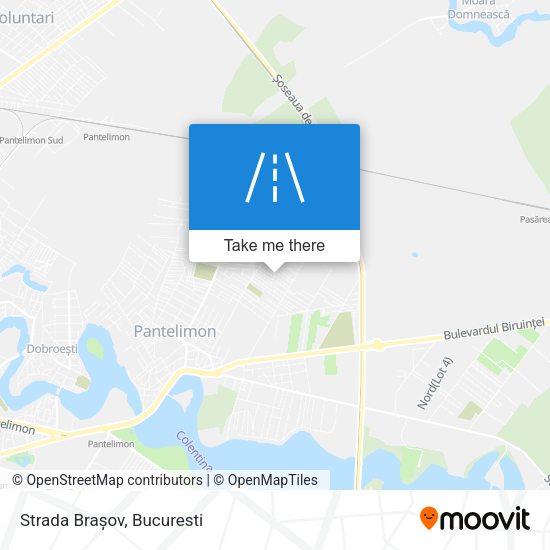 Strada Brașov map