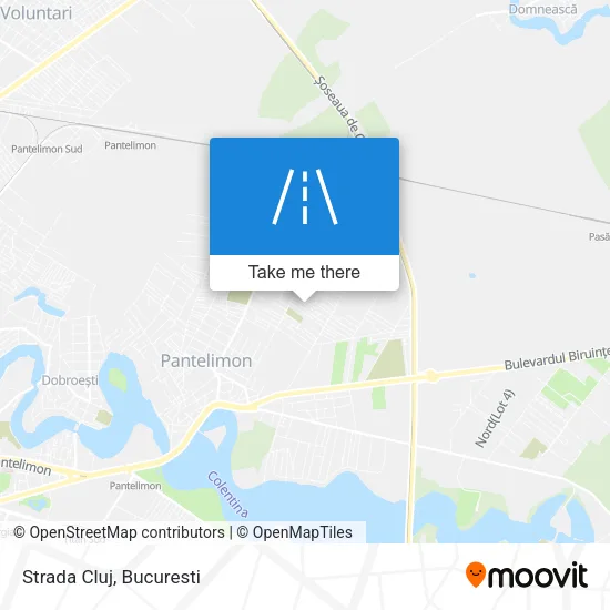 Strada Cluj map
