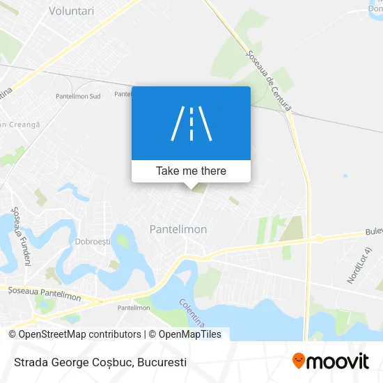 Strada George Coșbuc map