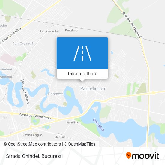 Strada Ghindei map