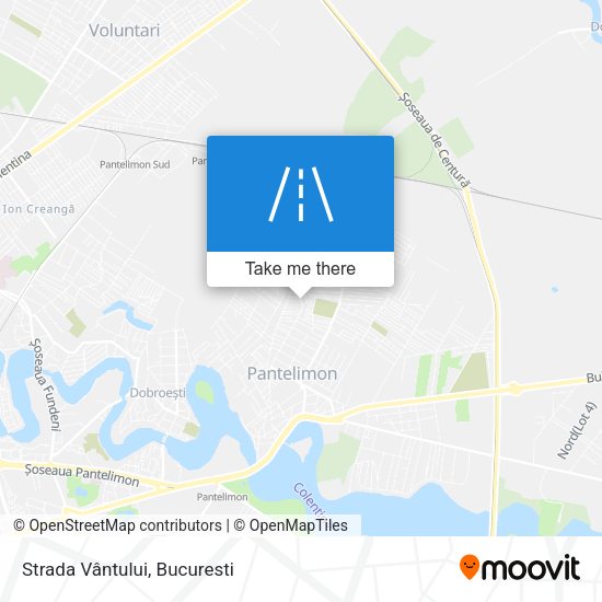Strada Vântului map