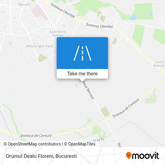 Drumul Dealu Floreni map