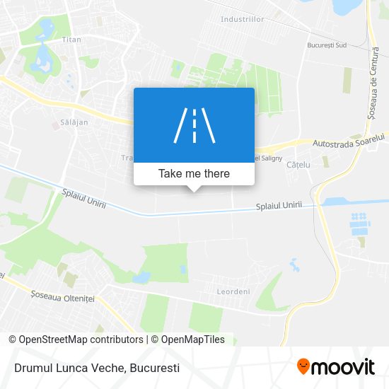 Drumul Lunca Veche map