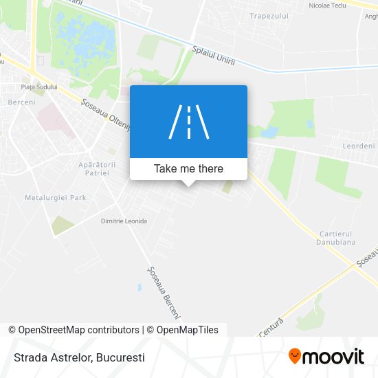 Strada Astrelor map