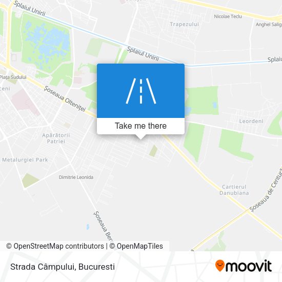 Strada Câmpului map