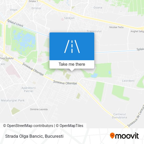 Strada Olga Bancic map