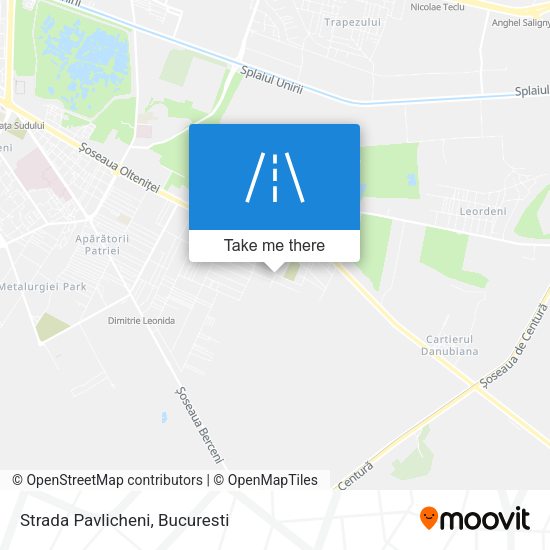 Strada Pavlicheni map