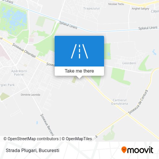 Strada Plugari map