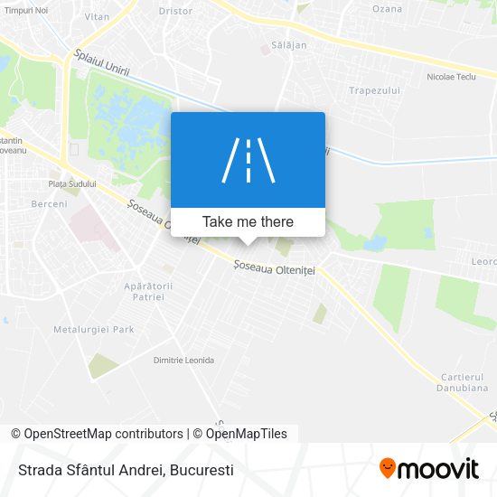 Strada Sfântul Andrei map