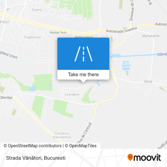 Strada Vânători map