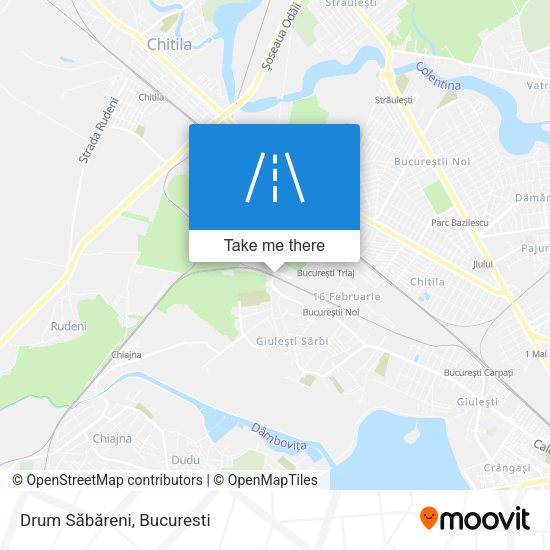Drum Săbăreni map