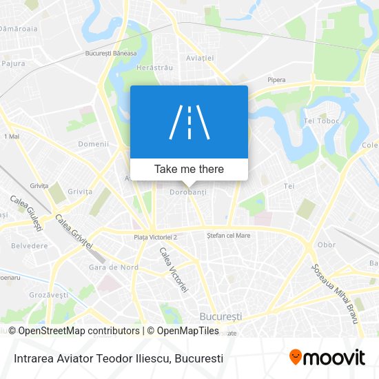 Intrarea Aviator Teodor Iliescu map