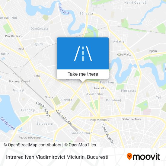 Intrarea Ivan Vladimirovici Miciurin map