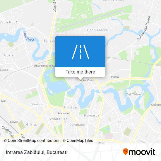 Intrarea Zablăului map