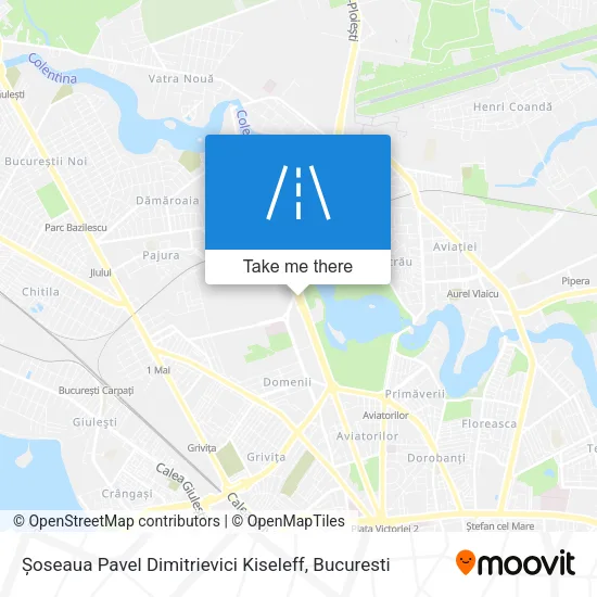 Șoseaua Pavel Dimitrievici Kiseleff map