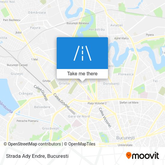Strada Ady Endre map