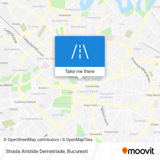 Strada Aristide Demetriade map