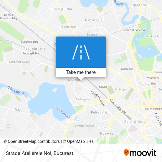 Strada Atelierele Noi map
