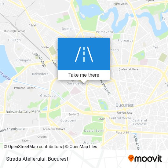 Strada Atelierului map