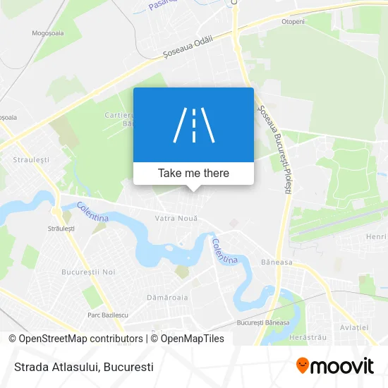 Strada Atlasului map