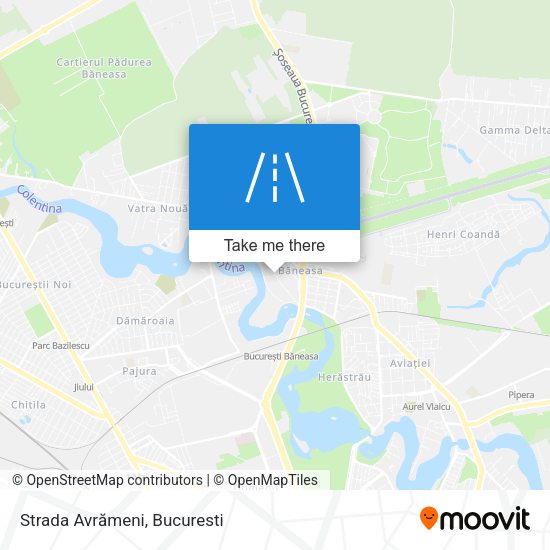 Strada Avrămeni map