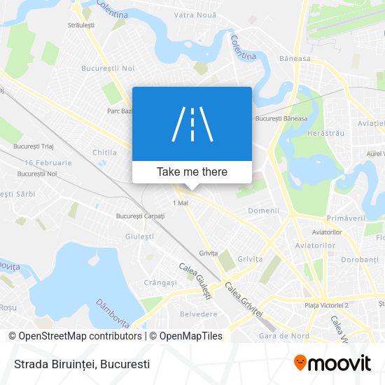 Strada Biruinței map