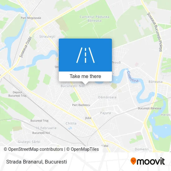 Strada Branarul map