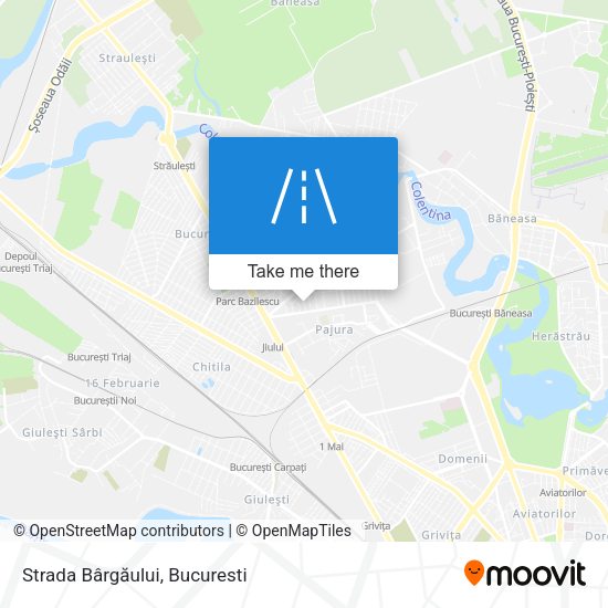Strada Bârgăului map
