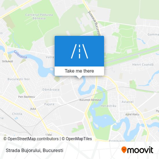 Strada Bujorului map