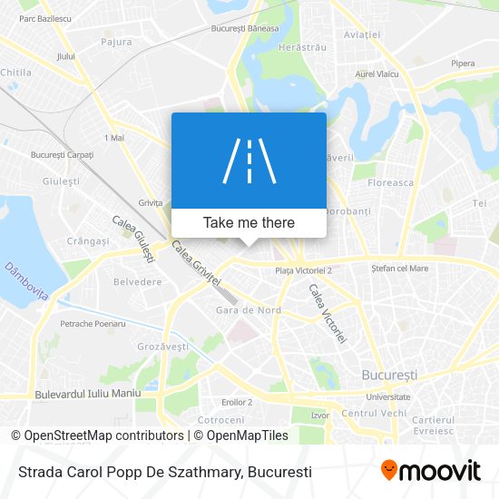 Strada Carol Popp De Szathmary map
