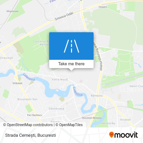 Strada Cernești map