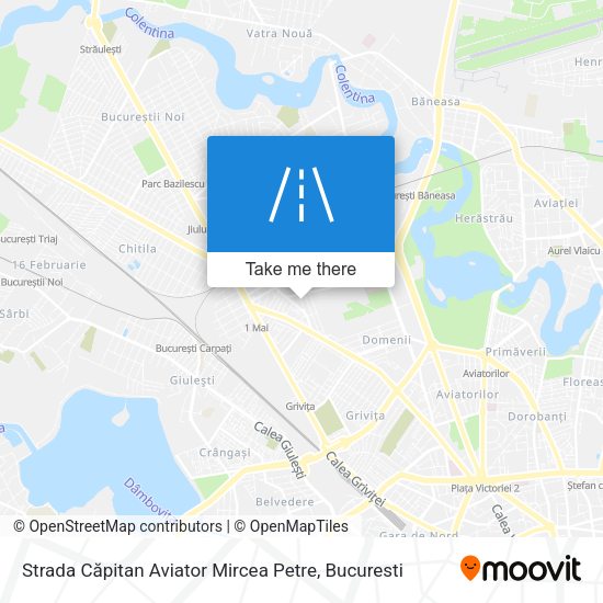 Strada Căpitan Aviator Mircea Petre map