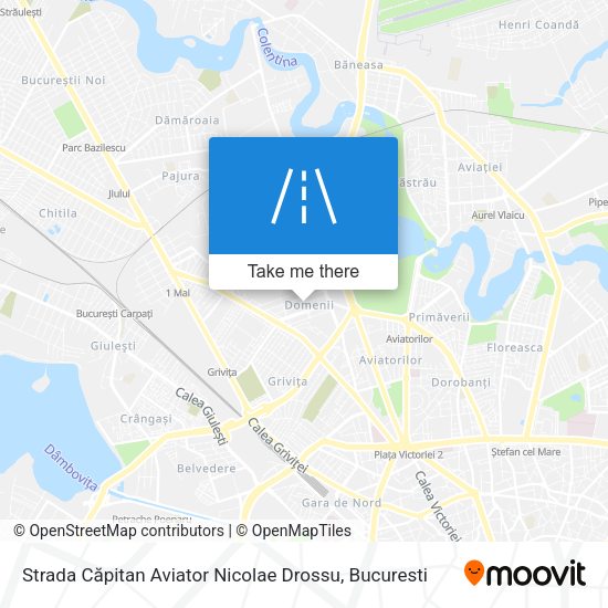 Strada Căpitan Aviator Nicolae Drossu map