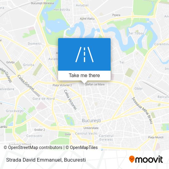 Strada David Emmanuel map