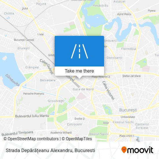 Strada Depărățeanu Alexandru map