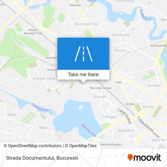 Strada Documentului map